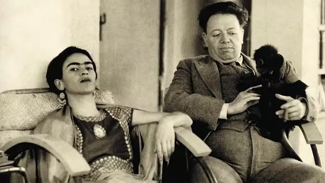 Frida Kahlo y Diego Rivera