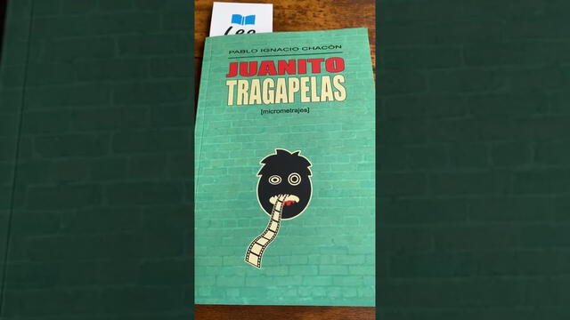 Pablo Ignacio Chacón también publicó "Juanito tragapelas", libro de microrrelatos multitemáticos. Foto: Lee por gusto / captura de YouTube