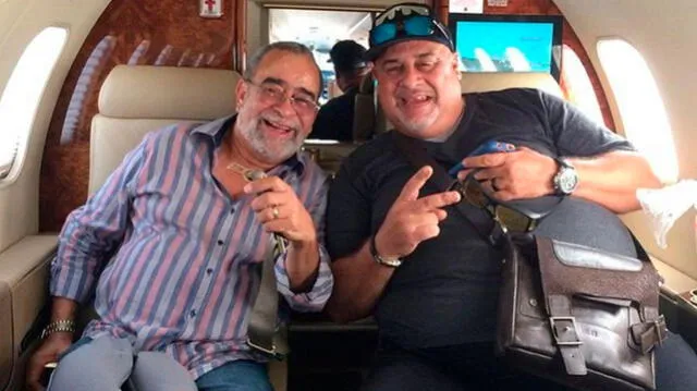 Andy Montañez e hijo