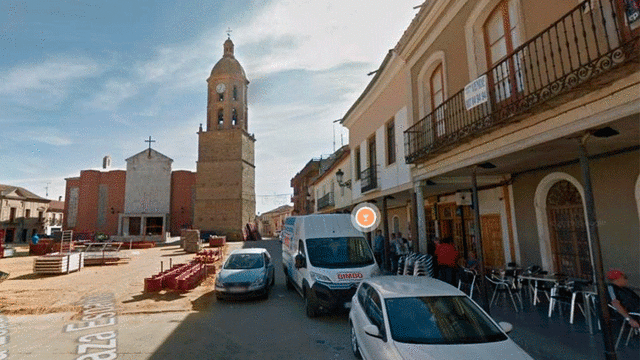 El pequeño pueblo de Mayorga tiene solo 1.500 habitantes. Foto: Heraldo / Google Maps.