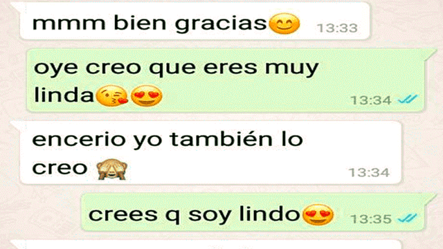 WhatsApp: Joven piropea a una chica y ella lo 'trolea' épicamente [FOTOS]