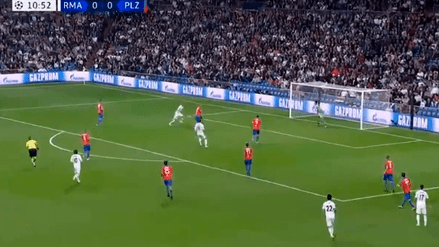 Real Madrid vs Viktoria Plzen: Benzema puso el 1-0 con brutal cabezazo [VIDEO]