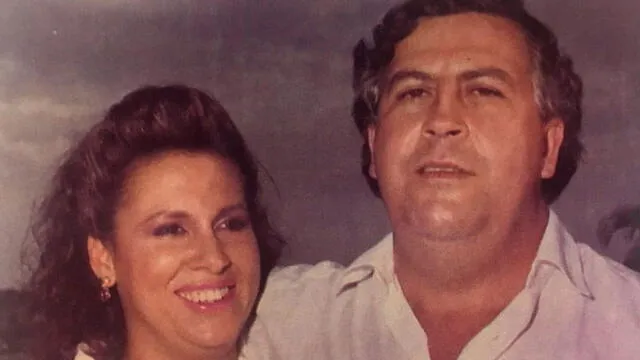 Victoria Henao y Pablo Escobar. Foto: difusión.