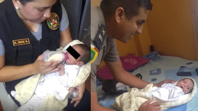 Bebé abandonado en San Juan de Miraflores evoluciona favorablemente
