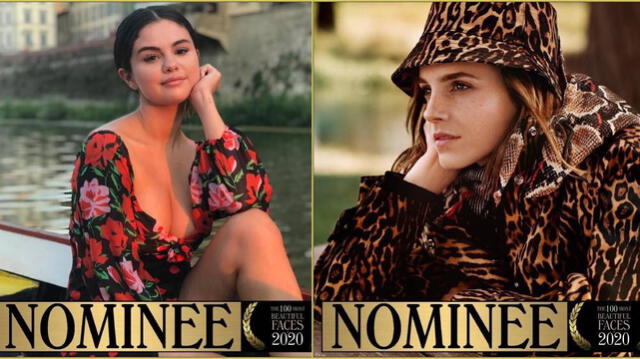 Los 100 rostros más bellos del 2020, Selena Gomez, Emma Watson