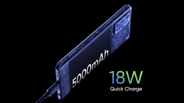 Batería de 5.000 mAh. Foto: Realme