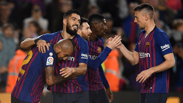Barcelona se proclama nuevamente campeón de la Liga al vencer 1-0 al Levante [RESUMEN]