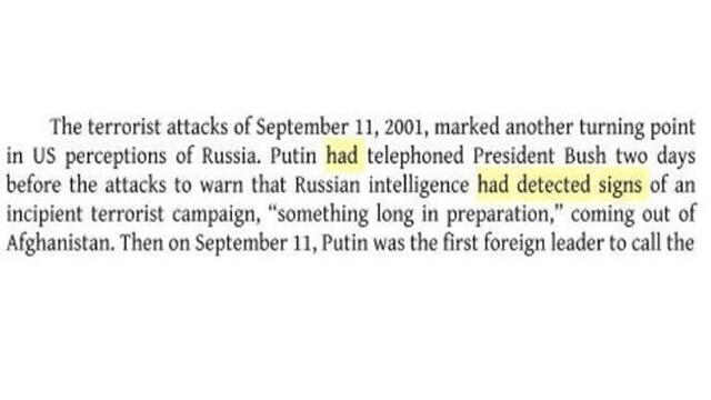 George Beebe detalla en ''La trampa rusa: como nuestra guerra oculta contra Rusia puede llevar a una catástrofe nuclear'', sobre la advertencia de Putin a Bush. Foto: Captura de pantalla