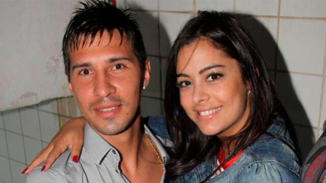 Larissa Riquelme y Jonathan Fabbro