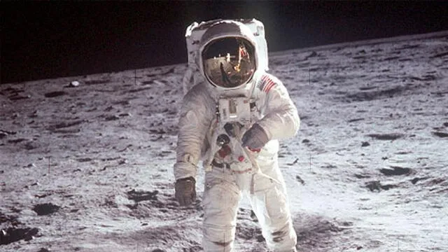 Una vez, la tripulación del Apollo 14 perdió un cráter que planeaban visitar a solo 30 metros. Foto: NASA.