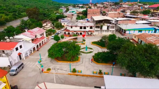 Distrito fronterizo de Suyo en región Piura