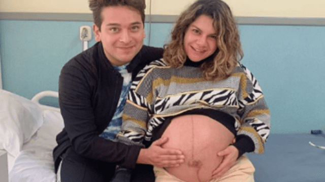 Ricky Santos sobre su hija recién nacida: “Se quiere quedar”. Foto: Instagram.