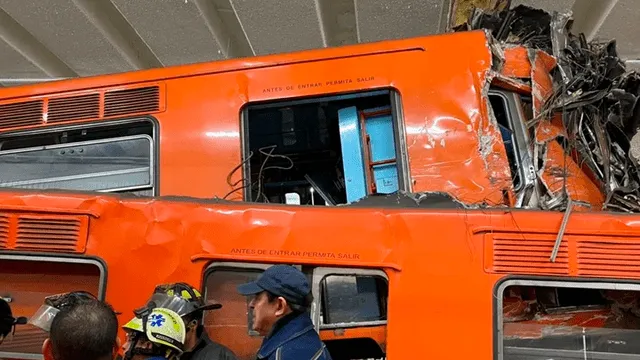 Este es el tercer accidente en la historia del Metro de CDMX. Los dos anteriores fueron en 1975 y 2015. Foto: Cruz Roja CDMX