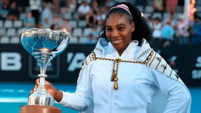 Serena Williams se corona campeona en el WTA de Auckland
