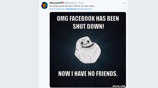 Facebook: No te pierdas los divertidos memes creados por usuarios tras nueva caída de red social [FOTOS]