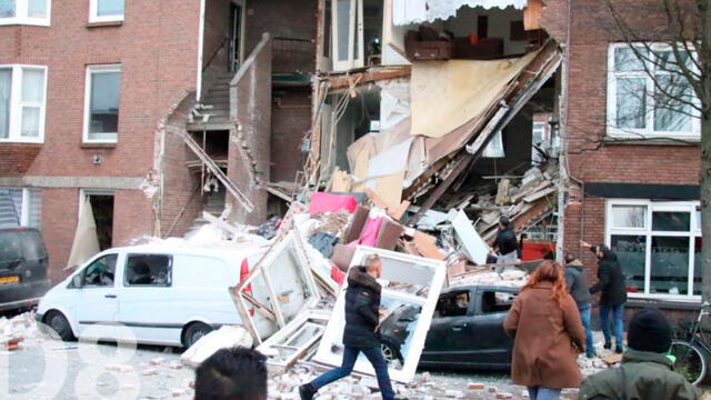 Explosión en La Haya: reportaron 9 heridos y edificios derrumbados [VIDEO]