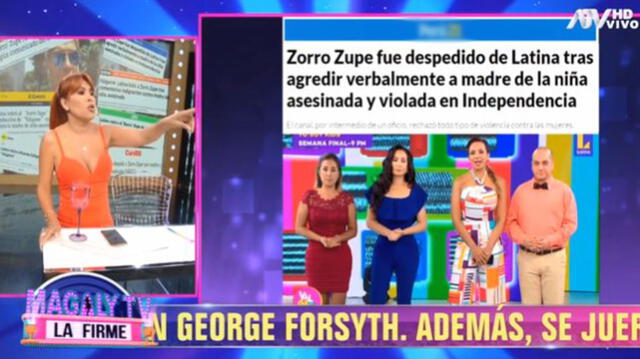 Magaly Medina, Zorro Zupe, Magaly TV la firme