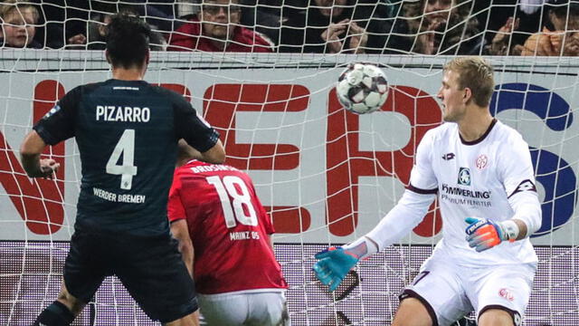 Claudio Pizarro sigue en racha: anotó otro gol con Werder Bremen [VIDEO]