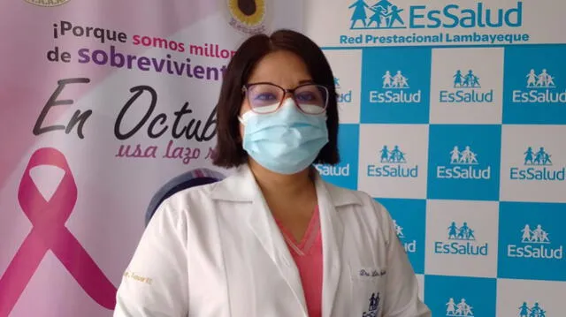 Oncóloga Lita Aguilar recomienda a mayores de 40 años hacerse exámenes para detectar cáncer