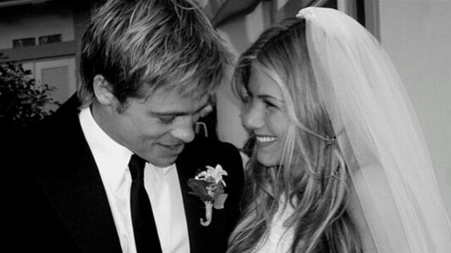 Jennifer Aniston y Brad Pitt se casaron en el 2000 en una ceremonia privada