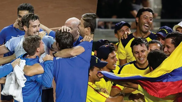 Argentina venció a Colombia en los playoffs de la Copa Davis