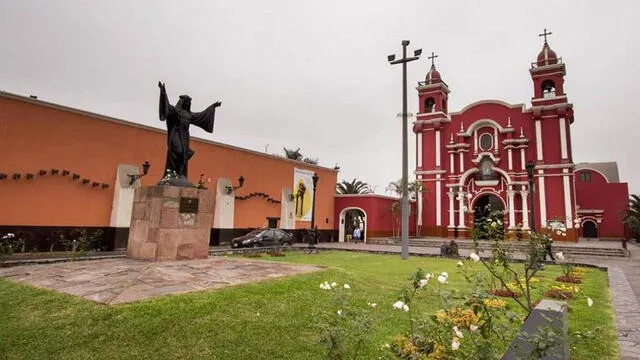 Iglesia de Santa Rosa de Lima se construyo en 1728. Foto: Andina.