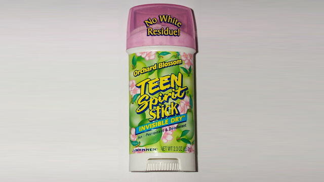 El desodorante Teen Spirit, la 'inspiración' para la canción de Nirvana 'Smells like teen spirit'.