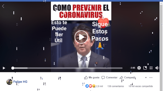 Uno de los videos fue compartido más de 16.000 veces.