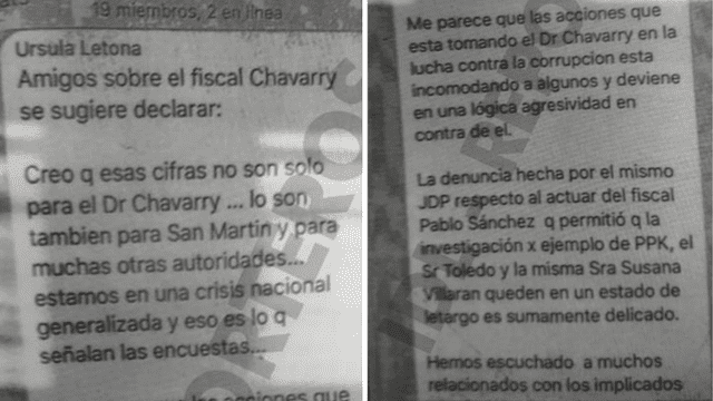 Rozas cuestiona que Galarreta vea caso Chávarry y le recuerda chat 'La Botica'