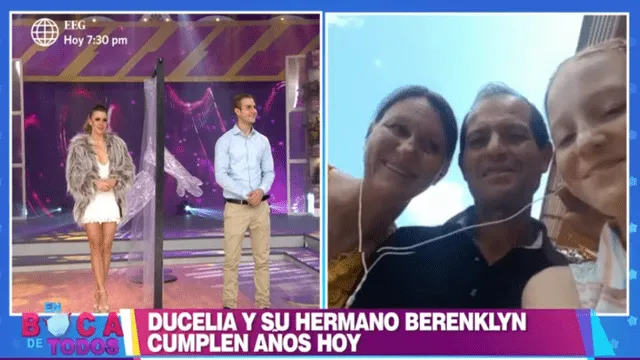 Ducelia Echevarría no veía a su hermano desde diciembre. Foto: Captura América TV.