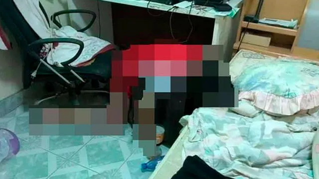 El adolescente fue encontrado colapsado en su habitación. Foto: Viral Express.