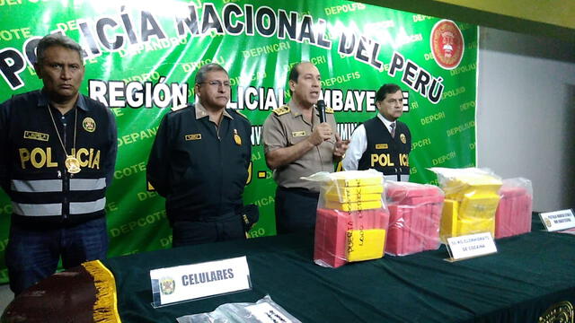 Chiclayo: Policía captura a los "Qúimicos" con 50 kilos de cocaína