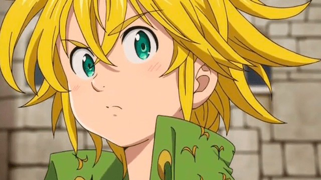 Meliodas del anime Nanatsu no taizai