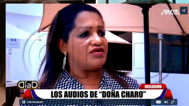 Doña Charo revela audios de Melissa Klug en "Día D".