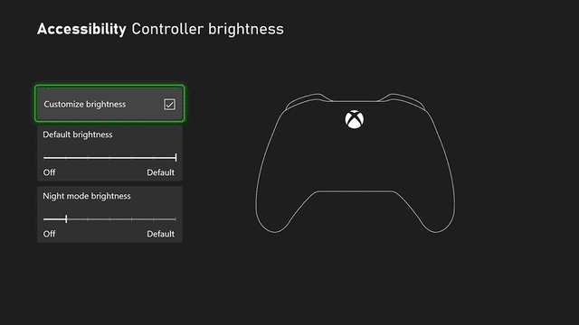 Ahora se puede atenuar la luz LED del mando y de la consola. Foto: Xbox