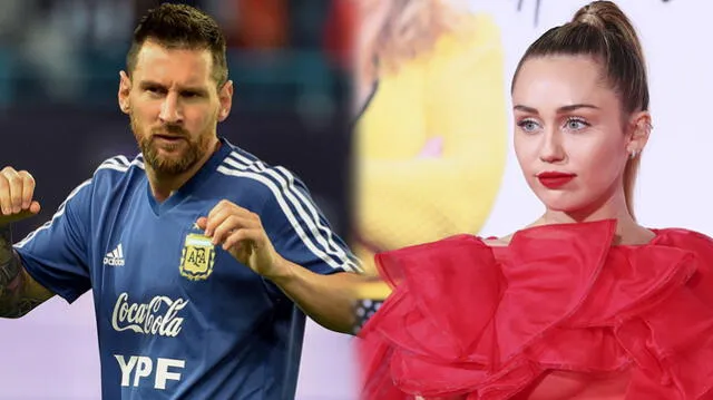 MIley Cyrus y Lionel Messi son un éxito en Instagram