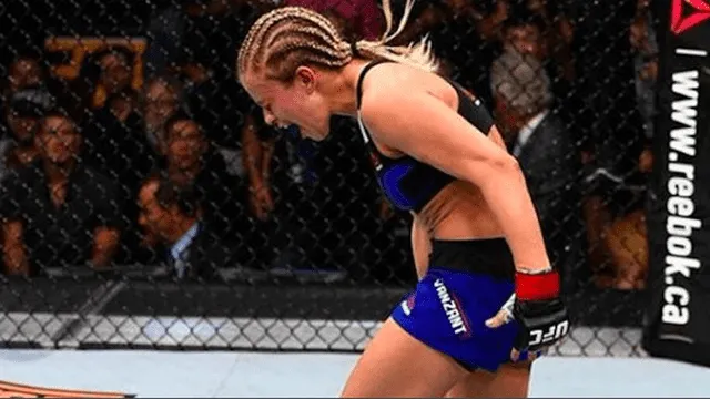 UFC: Paige Vanzant hizo rendir a Rachael Ostovich [VIDEO]