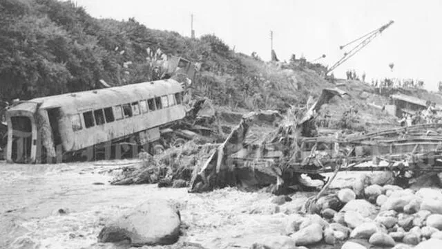 Tragedia del Expreso Tangiwai, en 1953. Foto: Difusión