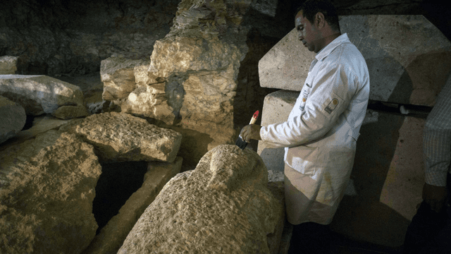 Egipto: hallan necrópolis de 2500 años de antigüedad con 40 sarcófagos [FOTOS]