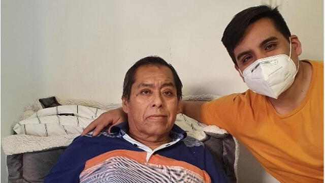 Vitocho Yaipén junto su padre. Foto: difusión   