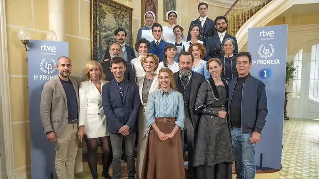  Elenco de la serie española "La promesa". Foto: RTVE 