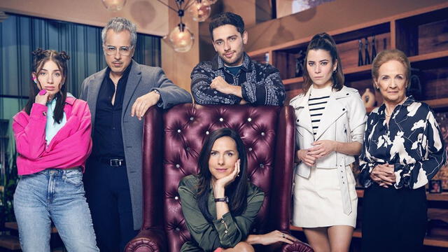  La familia de Horacio y Ana en "Ana de nadie". Foto: RCN   