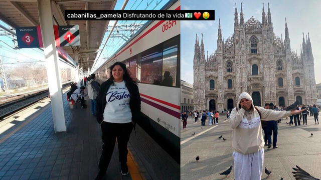 Pamela Cabanillas fugó a España antes del concierto de Daddy Yankey. Foto: composición LR/captura/Pamela Cabanillas/Instagram   