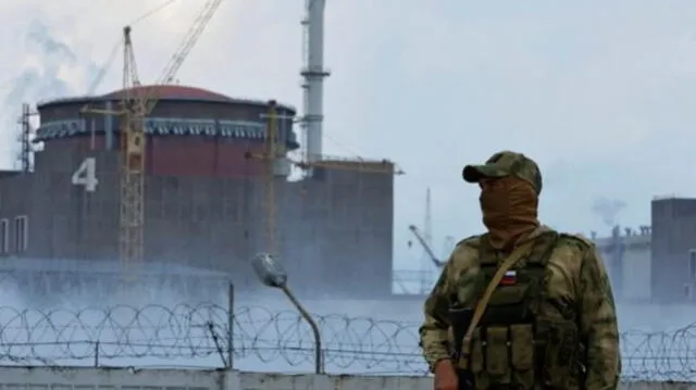  La central nuclear está ocupada por las fuerzas rusas. Foto: BBC<br>    