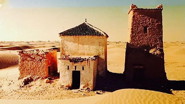 Prosperi se refugió en un morabito, santuario musulmán donde los beduinos paran cuando cruzan el desierto. Foto: Medio Tiempo   