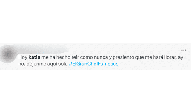  Redes reaccionaron a la eliminación de Katia. Foto: captura/Twitter  