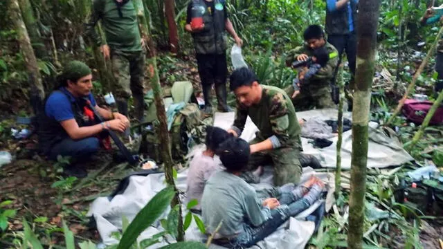 El padre de los hermanos encontrados en la selva colombiana quería la custodia de sus hijos. Foto: Antena 3   