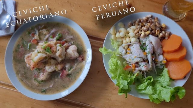  Diferencias entre el ceviche de Perú y Ecuador. Foto: YouTube   