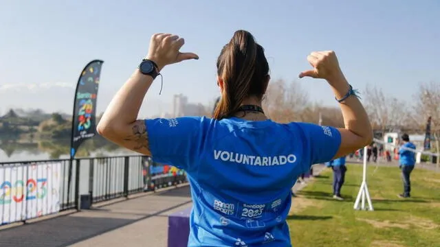  Los voluntarios formarán parte del equipo de trabajo para los Panamericanos. Foto: difusión/Santiago 2023    
