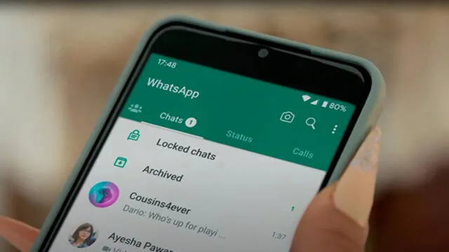  La carpeta Bloqueo de Chats ya no aparecerá en la parte superior de WhatsApp. Foto: larazon.es   